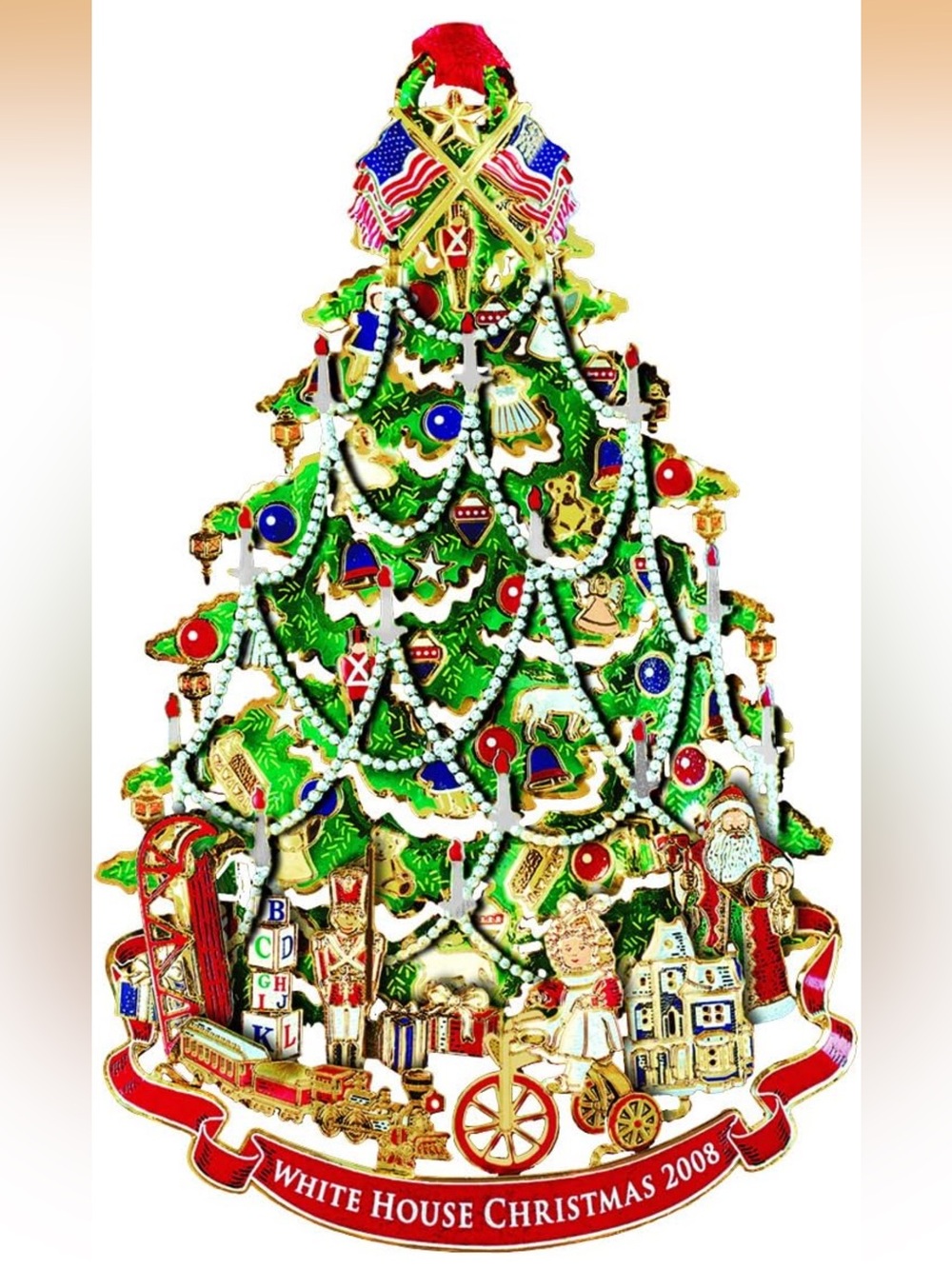 2008 White House Christmas Ornament